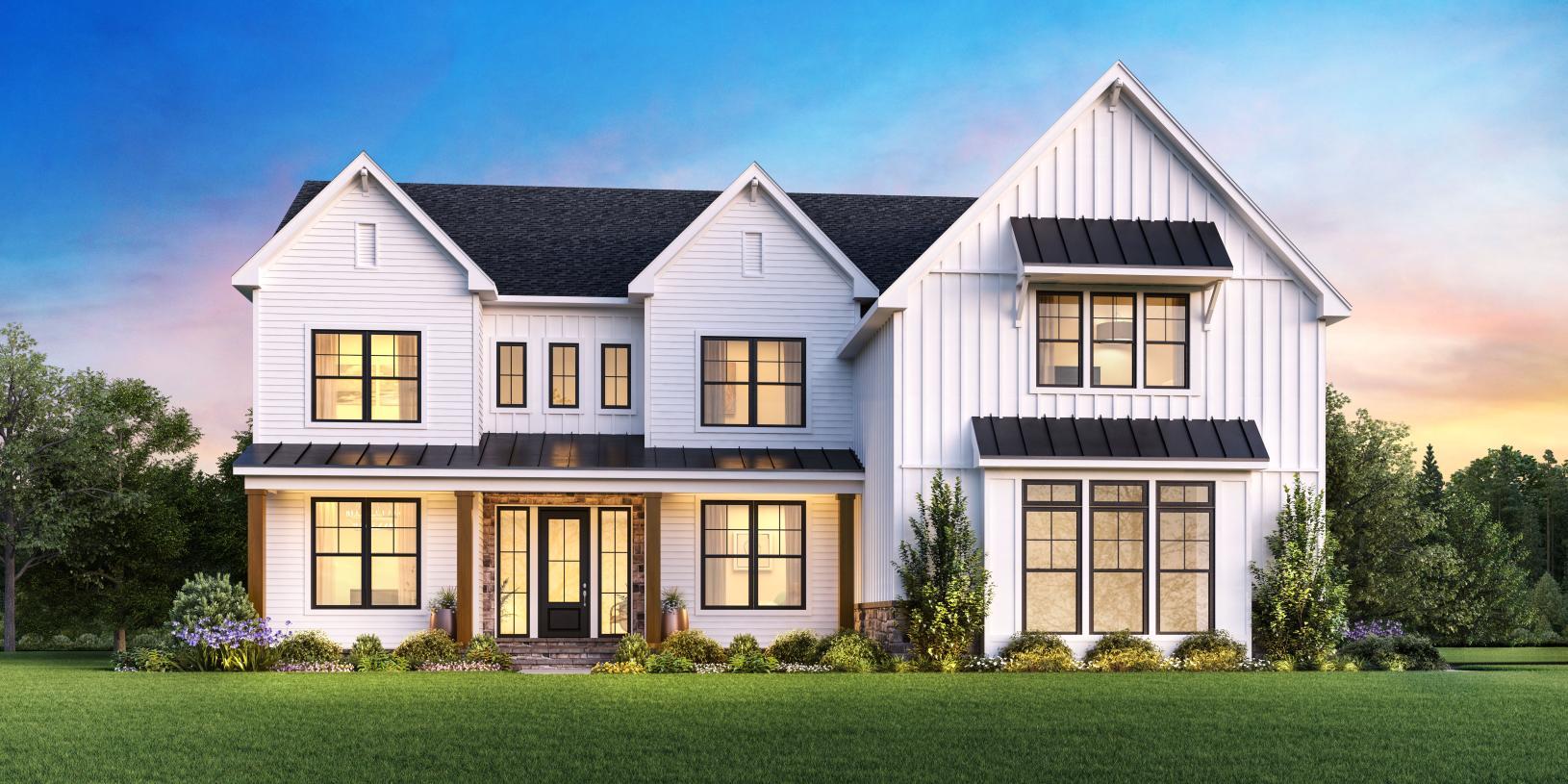 Elevation Image:Modern Craftsman