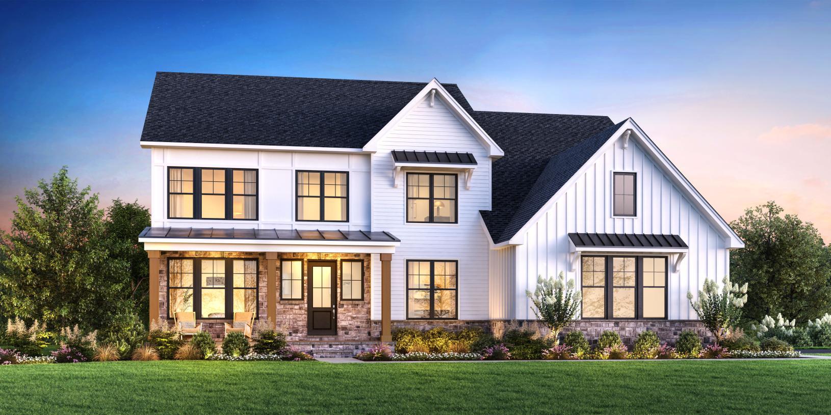 Elevation Image:Modern Craftsman