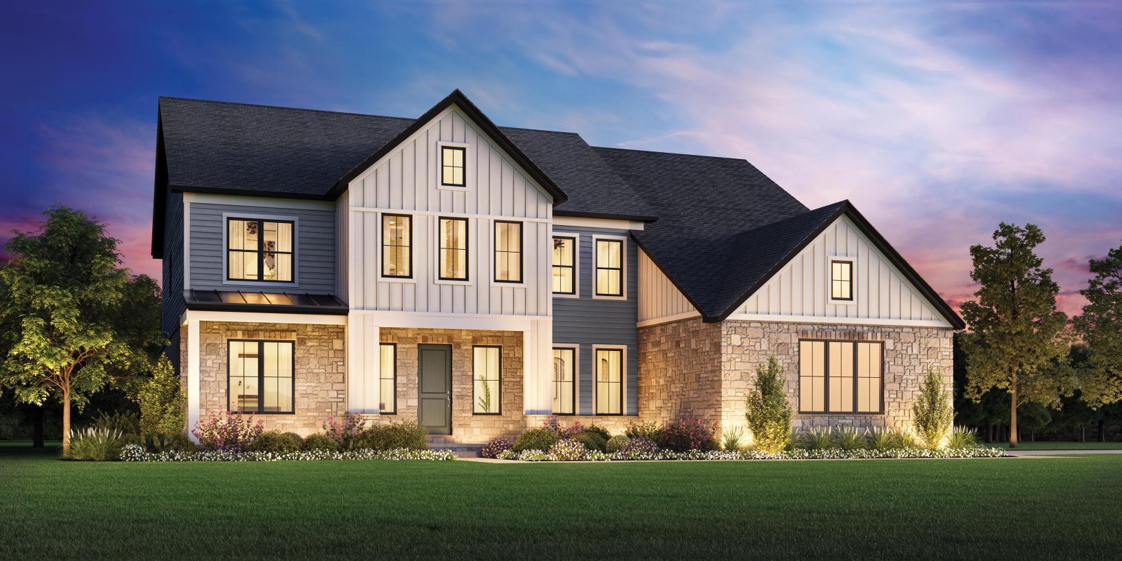 Elevation Image:Modern Farmhouse