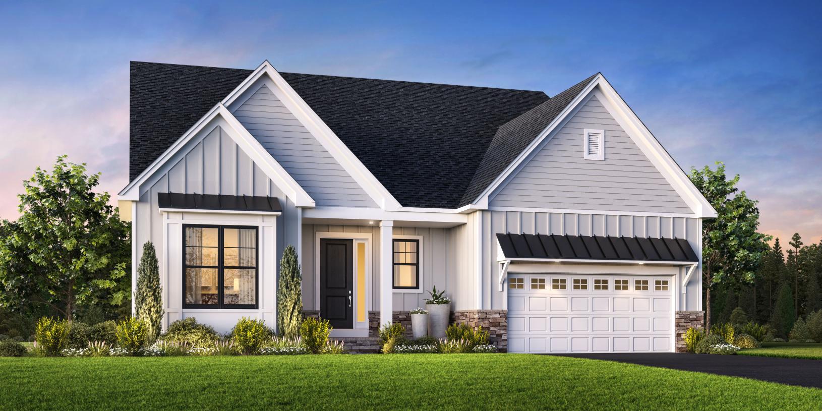 Elevation Image:Modern Craftsman