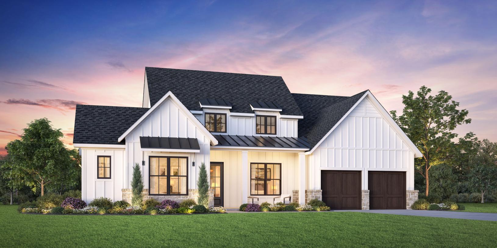 Elevation Image:Modern Farmhouse