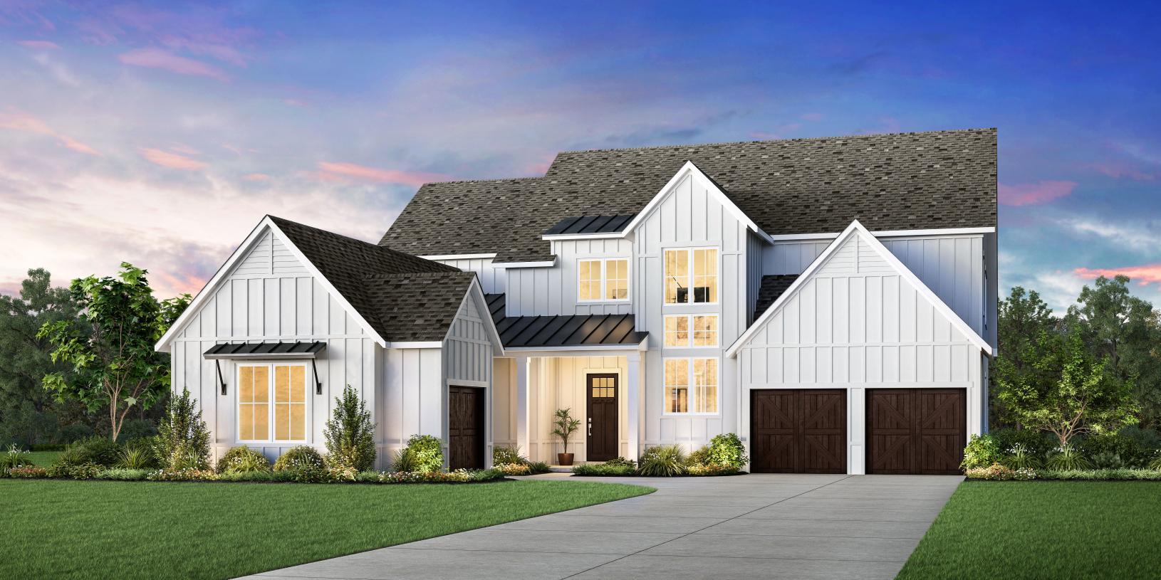 Elevation Image:Modern Farmhouse