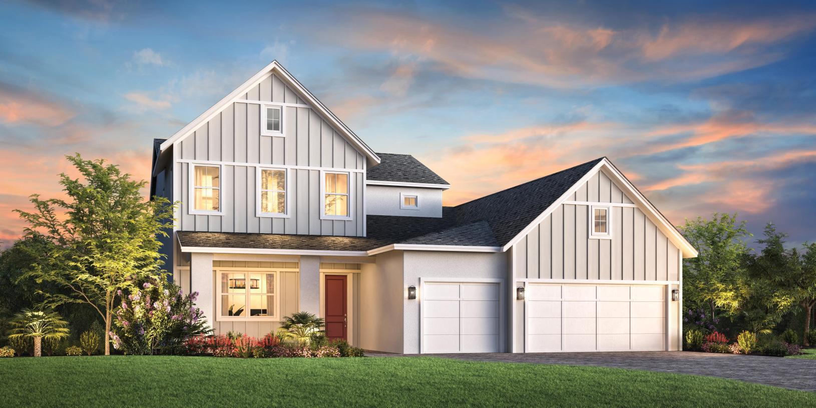 Elevation Image:Modern Farmhouse