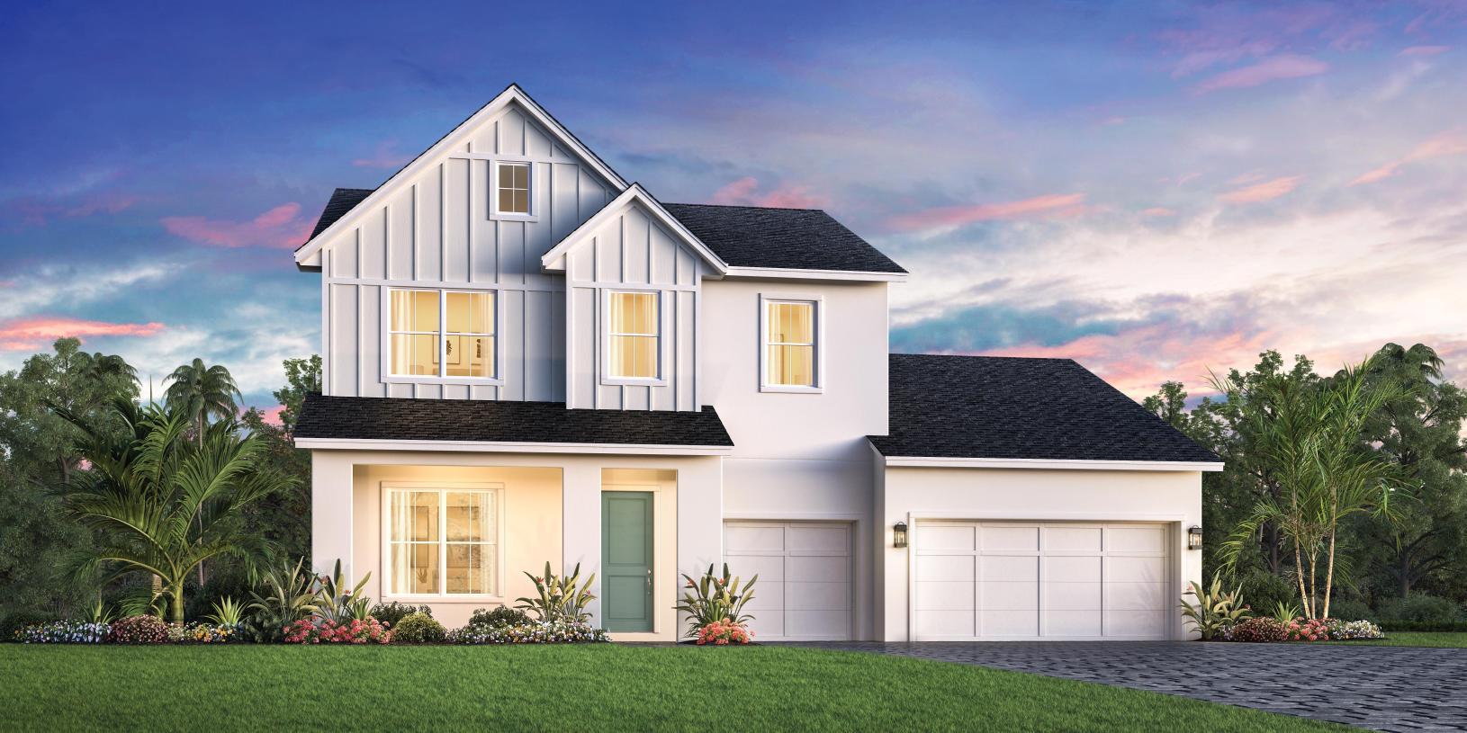 Elevation Image:Modern Farmhouse