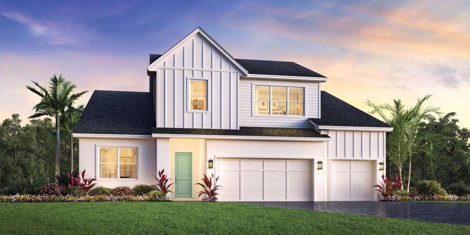 Elevation Image:Modern Farmhouse