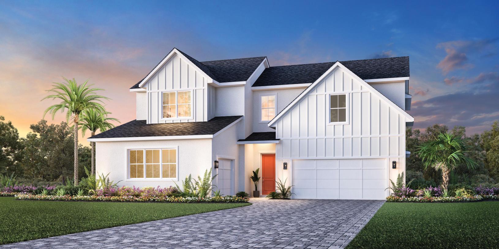 Elevation Image:Modern Farmhouse