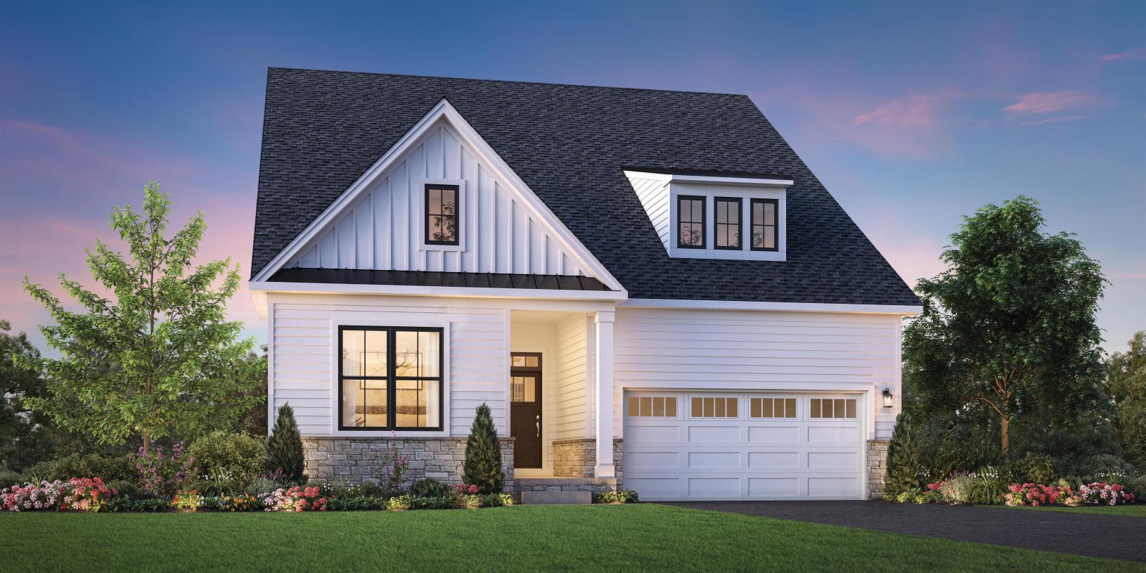 Elevation Image:Modern Farmhouse