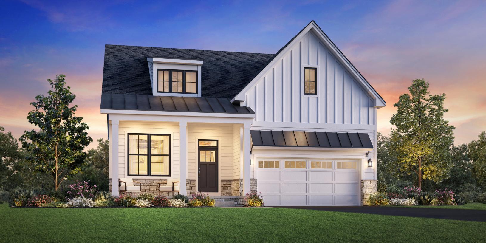 Elevation Image:Modern Farmhouse