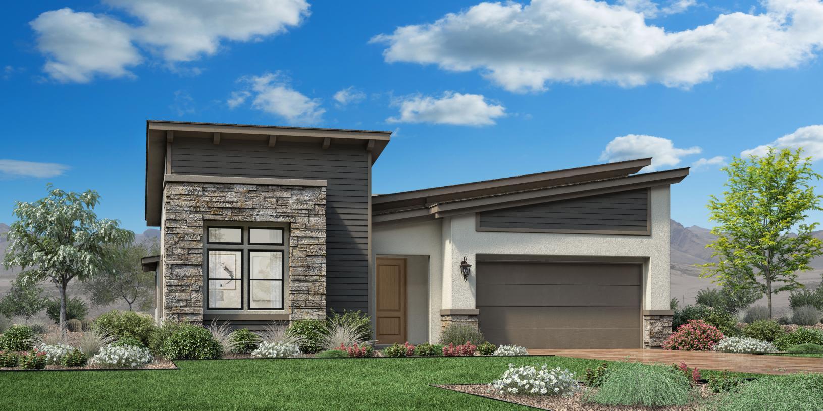 Elevation Image:Modern Ranch