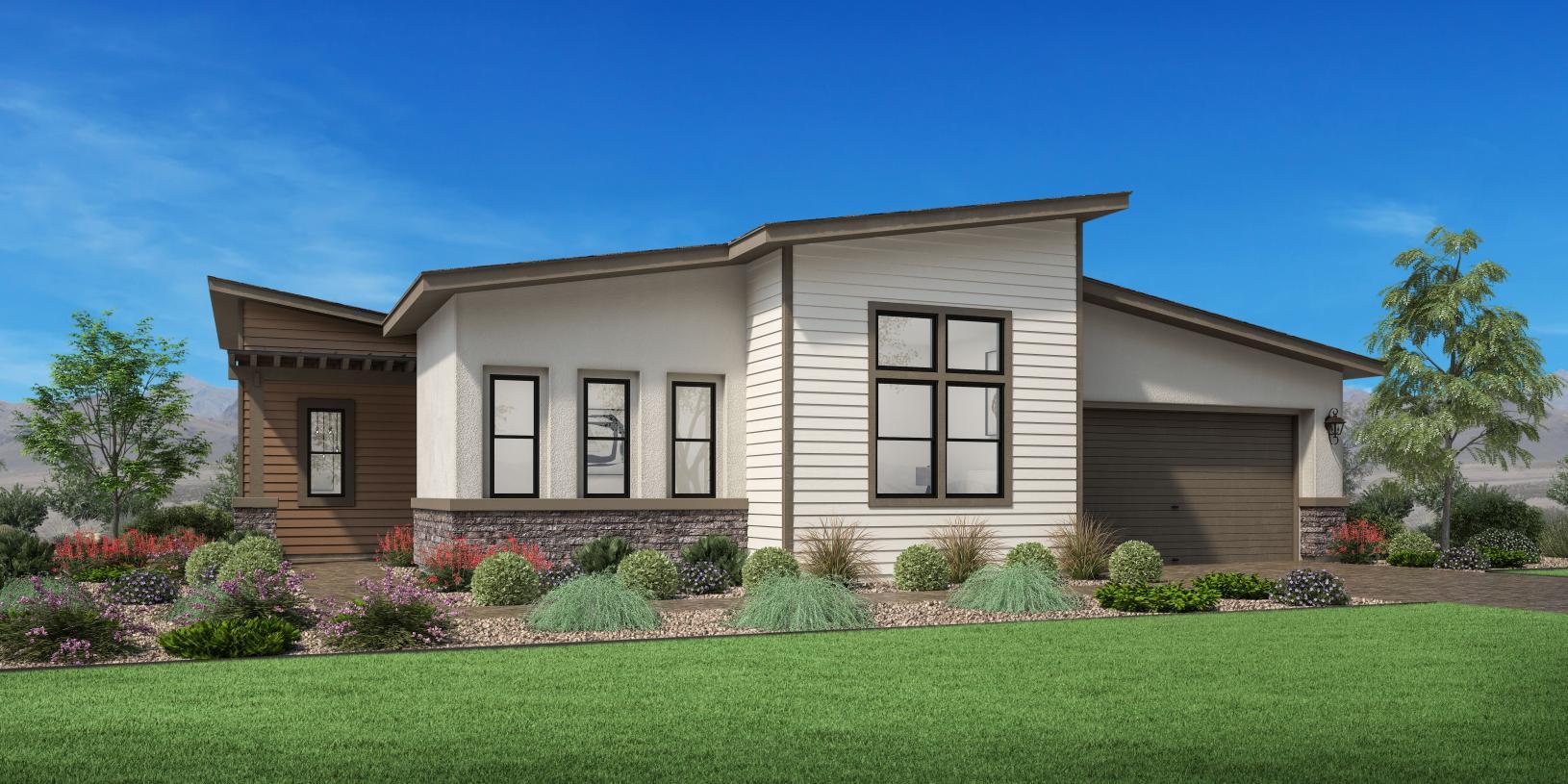 Elevation Image:Modern Ranch