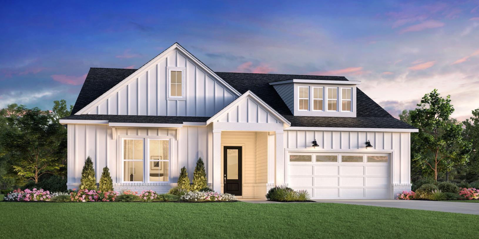 Elevation Image:Modern Farmhouse