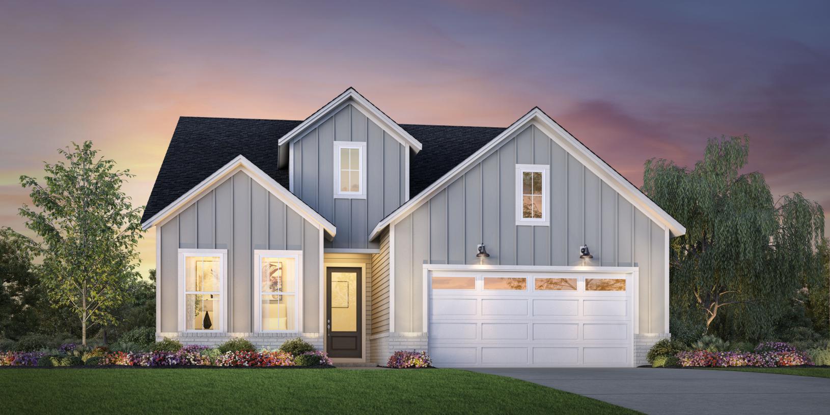 Elevation Image:Modern Farmhouse