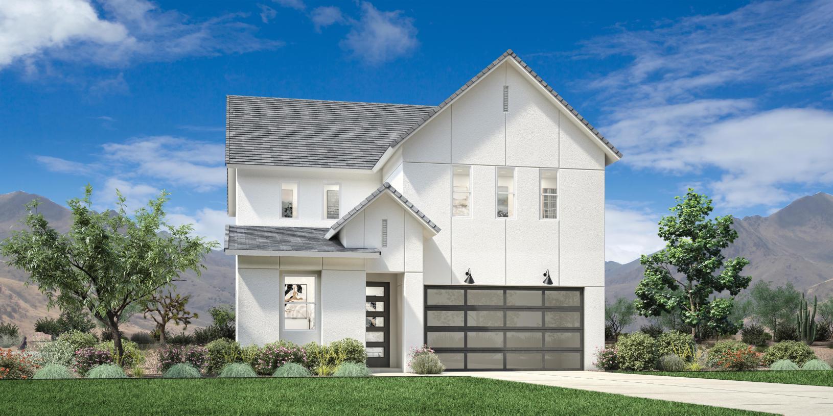 Elevation Image:Contemporary Farmhouse