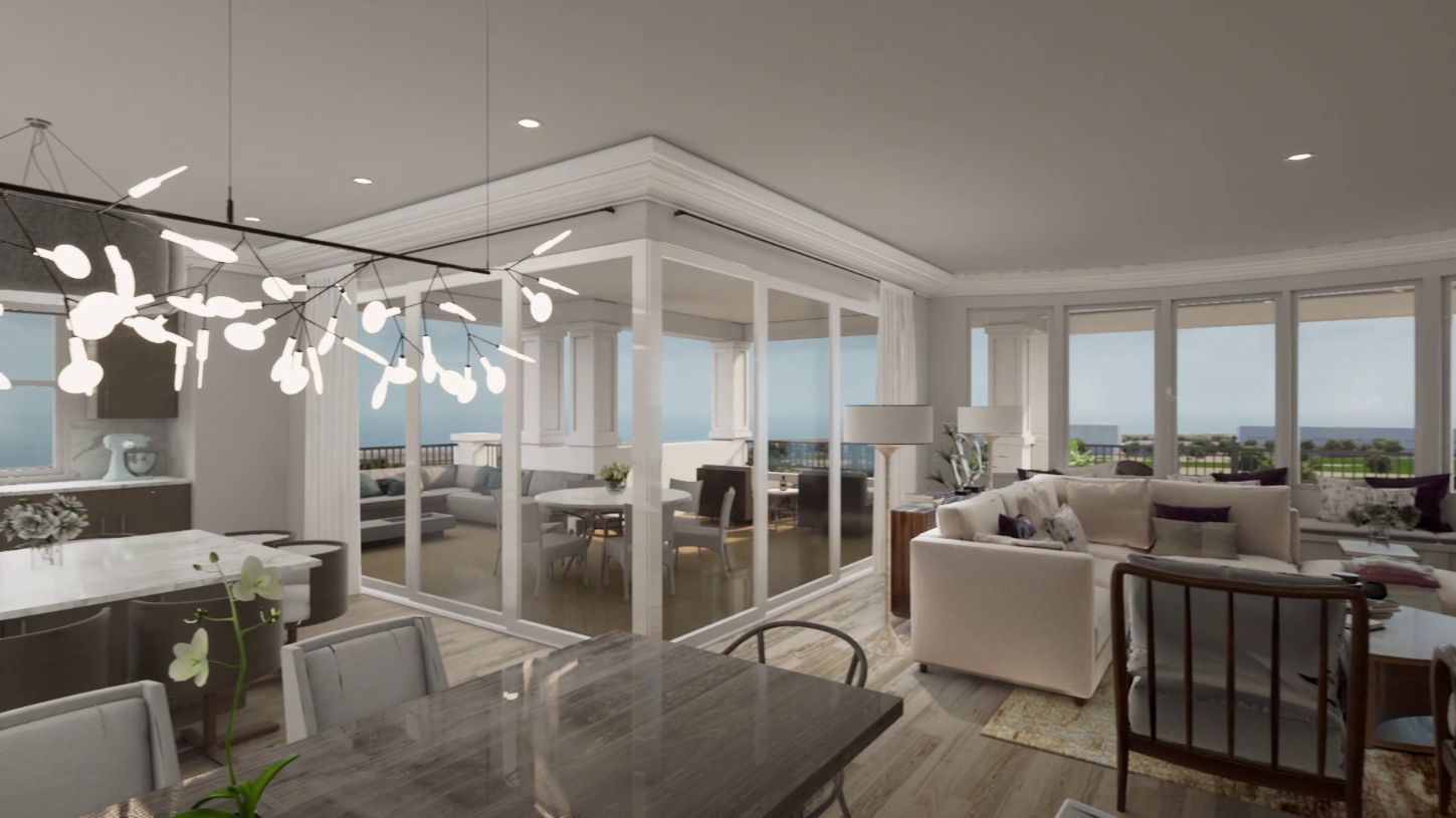 Elevation Image:Impressive great room with access to wraparound veranda