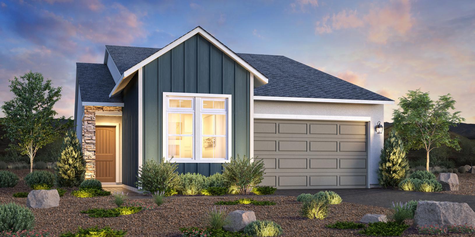 Elevation Image:Modern Farmhouse