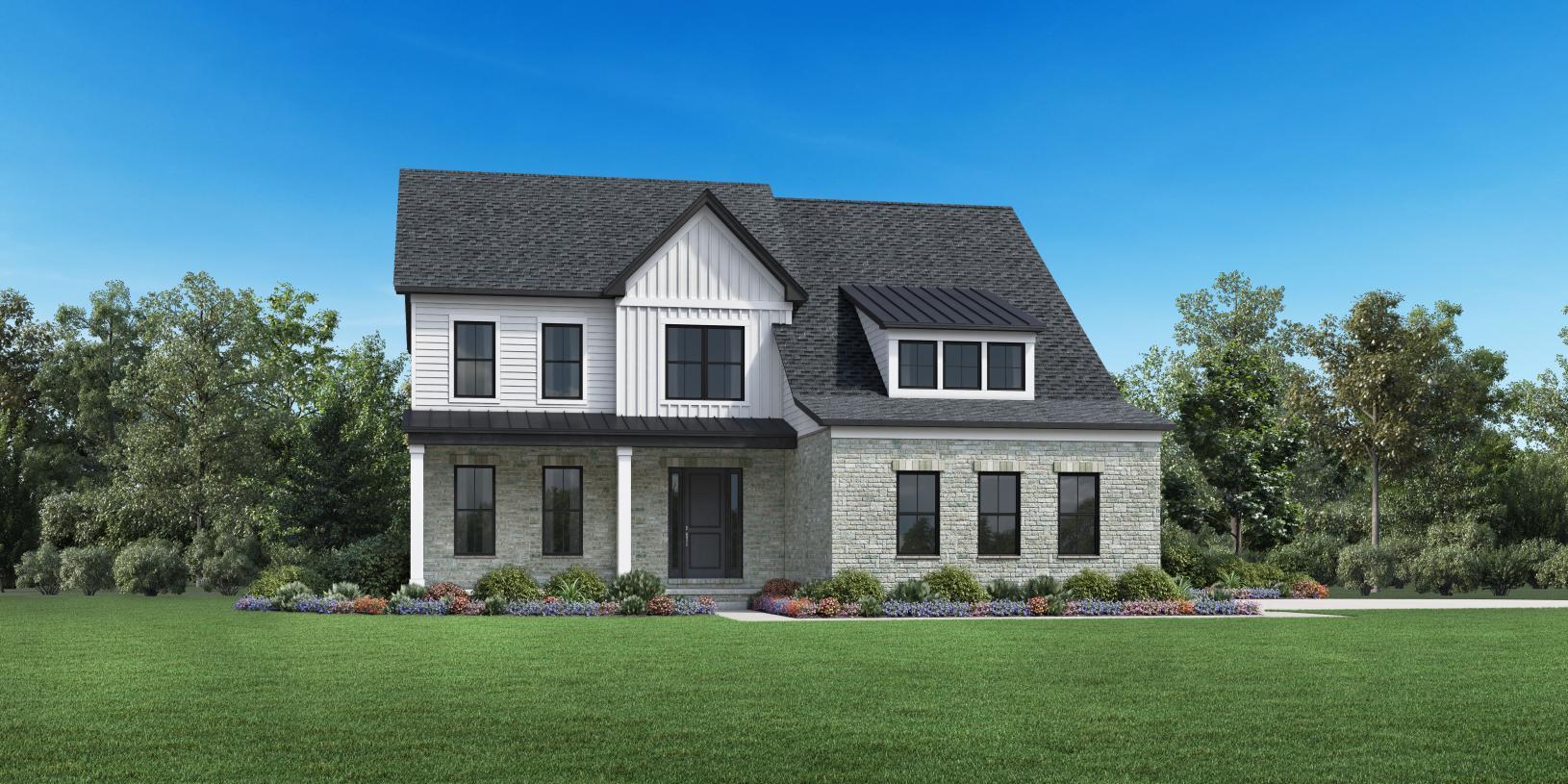 Elevation Image:Modern Farmhouse