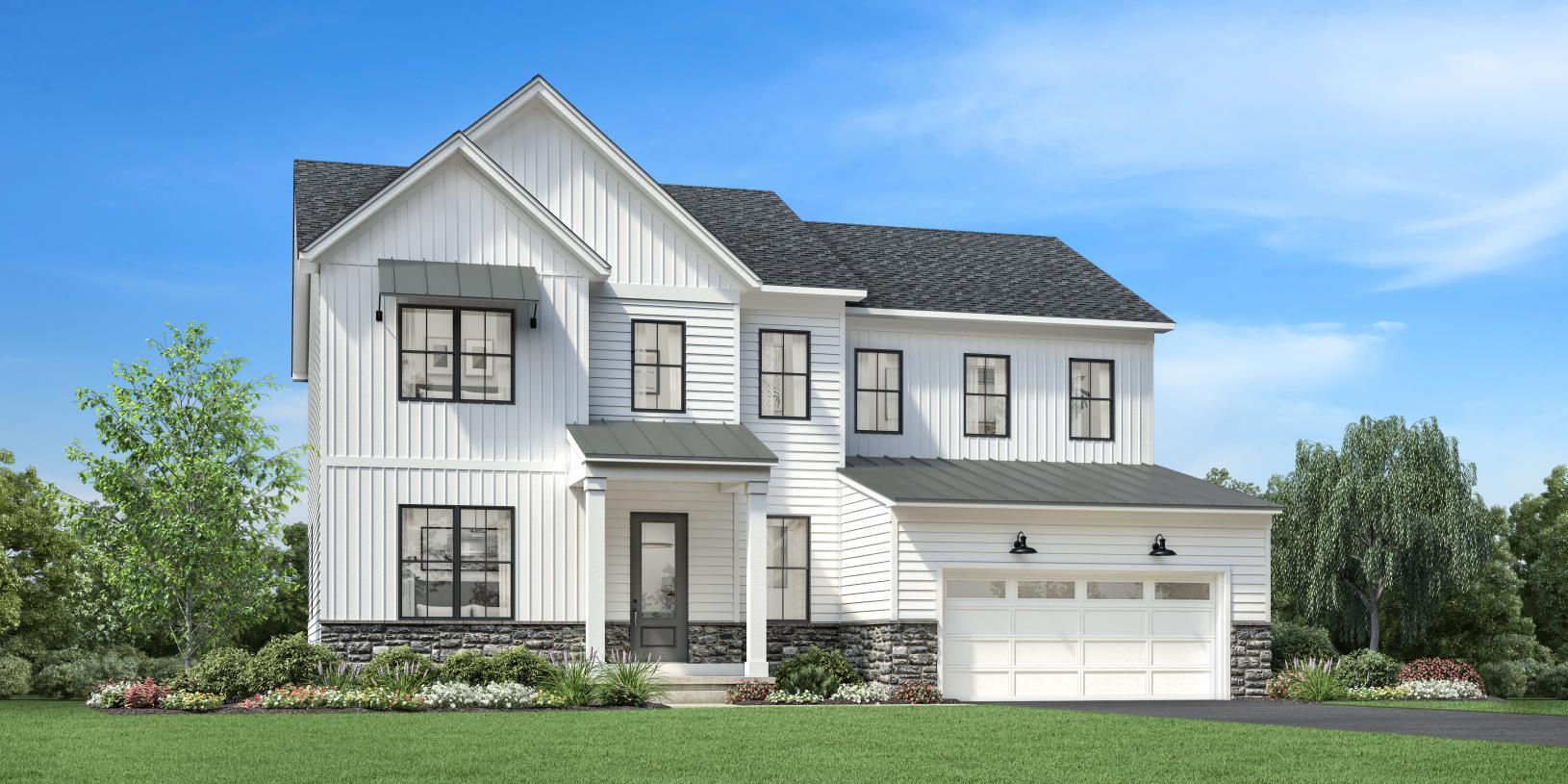 Elevation Image:Modern Farmhouse