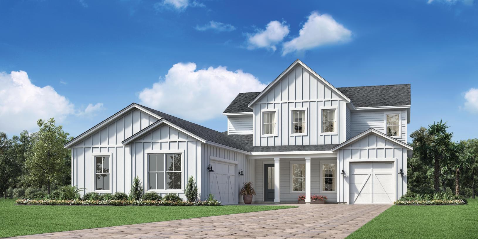 Elevation Image:Modern Farmhouse