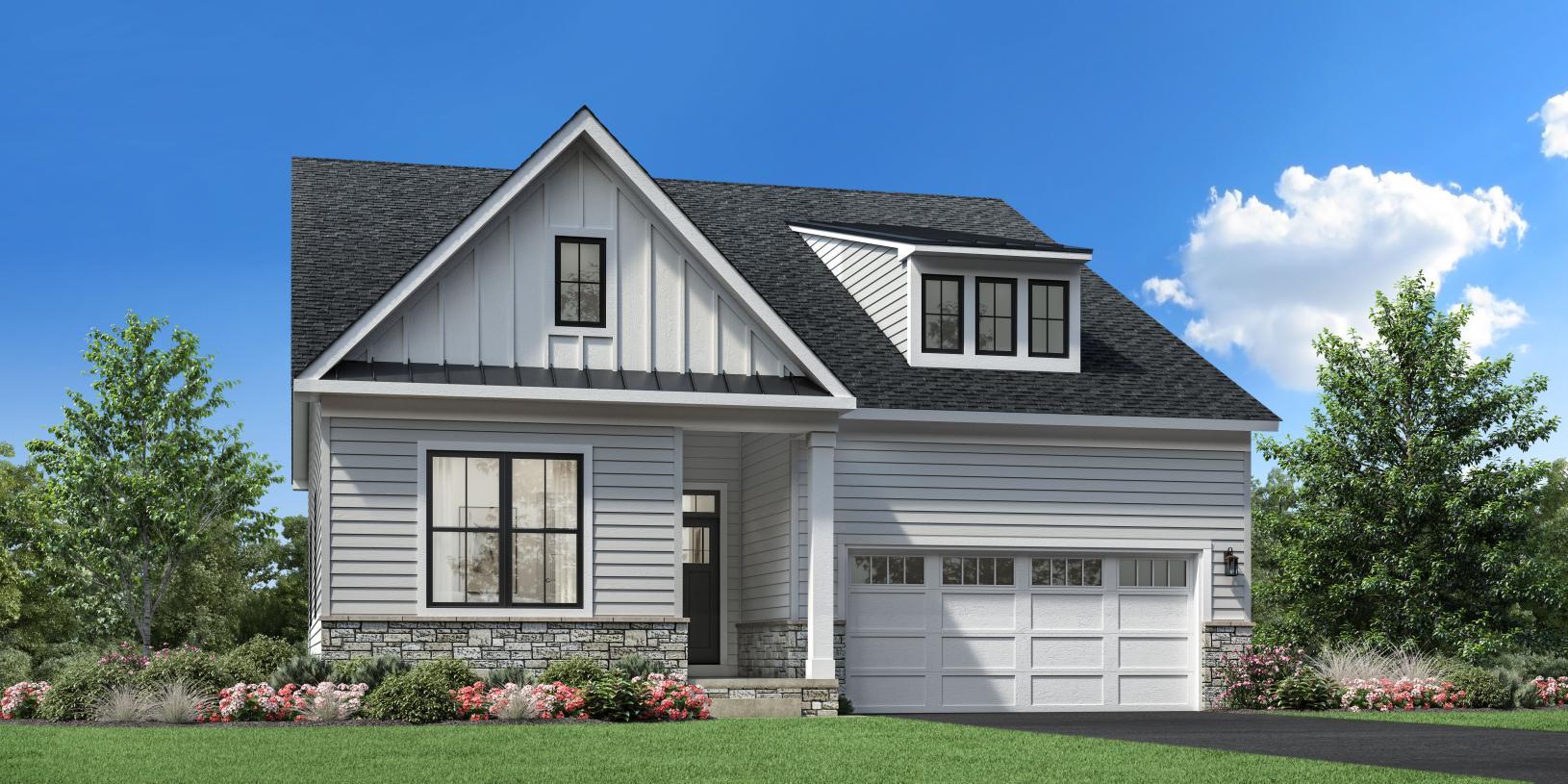 Elevation Image:Modern Farmhouse
