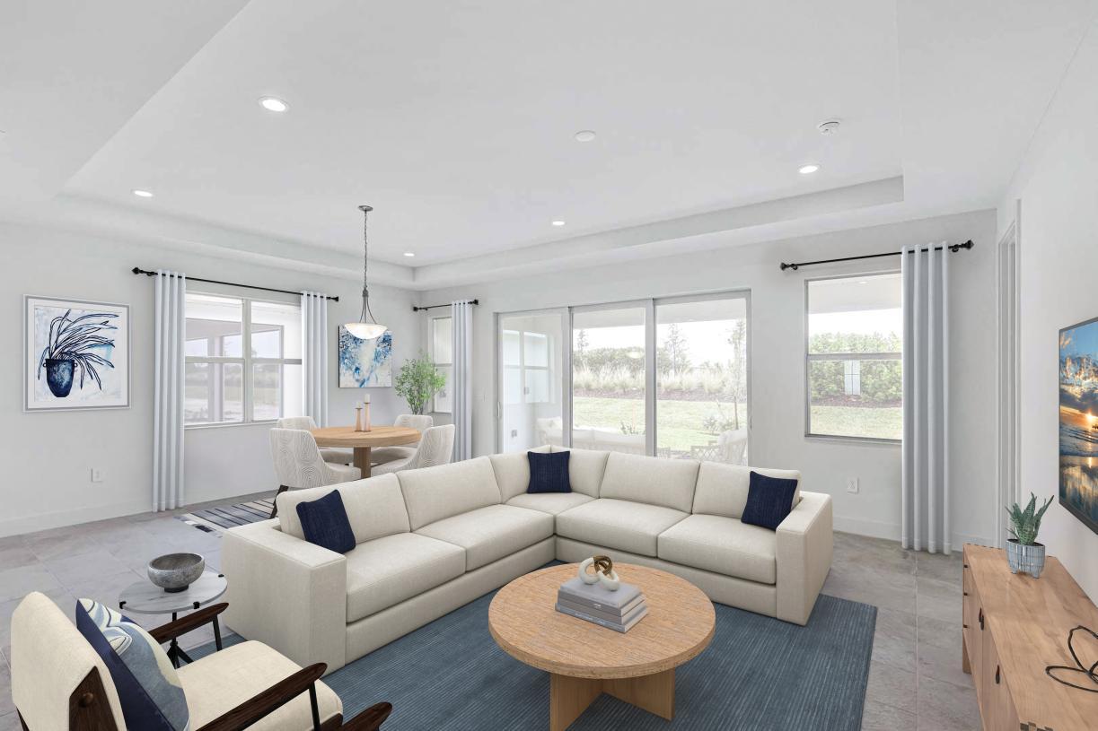 Elevation Image:Open-concept great room with an abundance of natural light