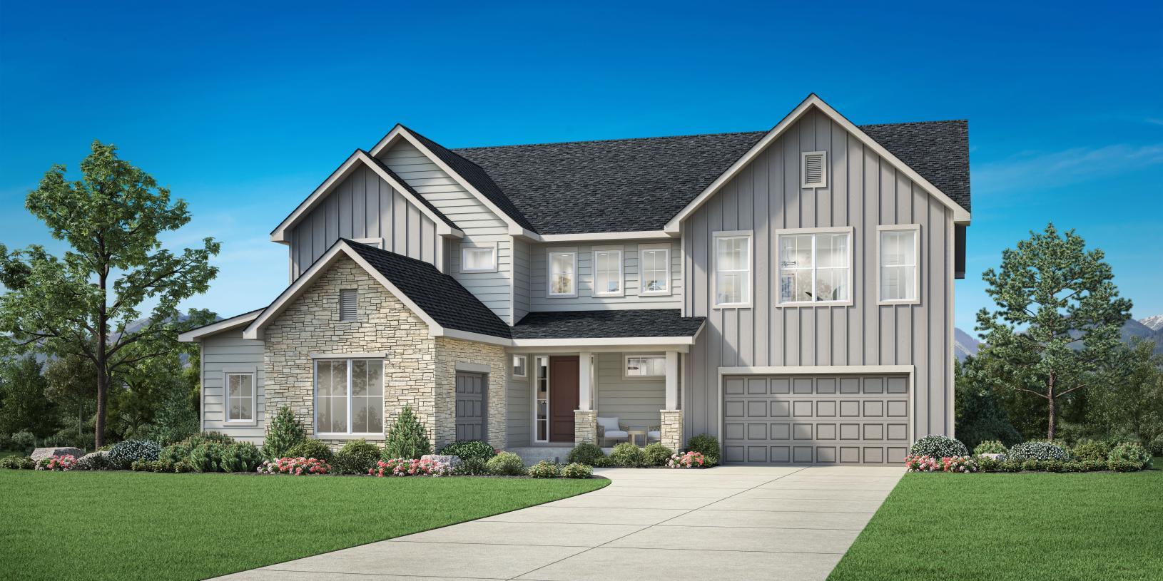 Elevation Image:Modern Farmhouse