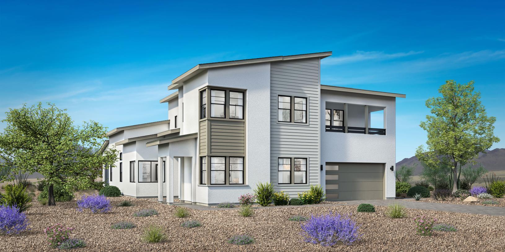 Elevation Image:Modern Ranch