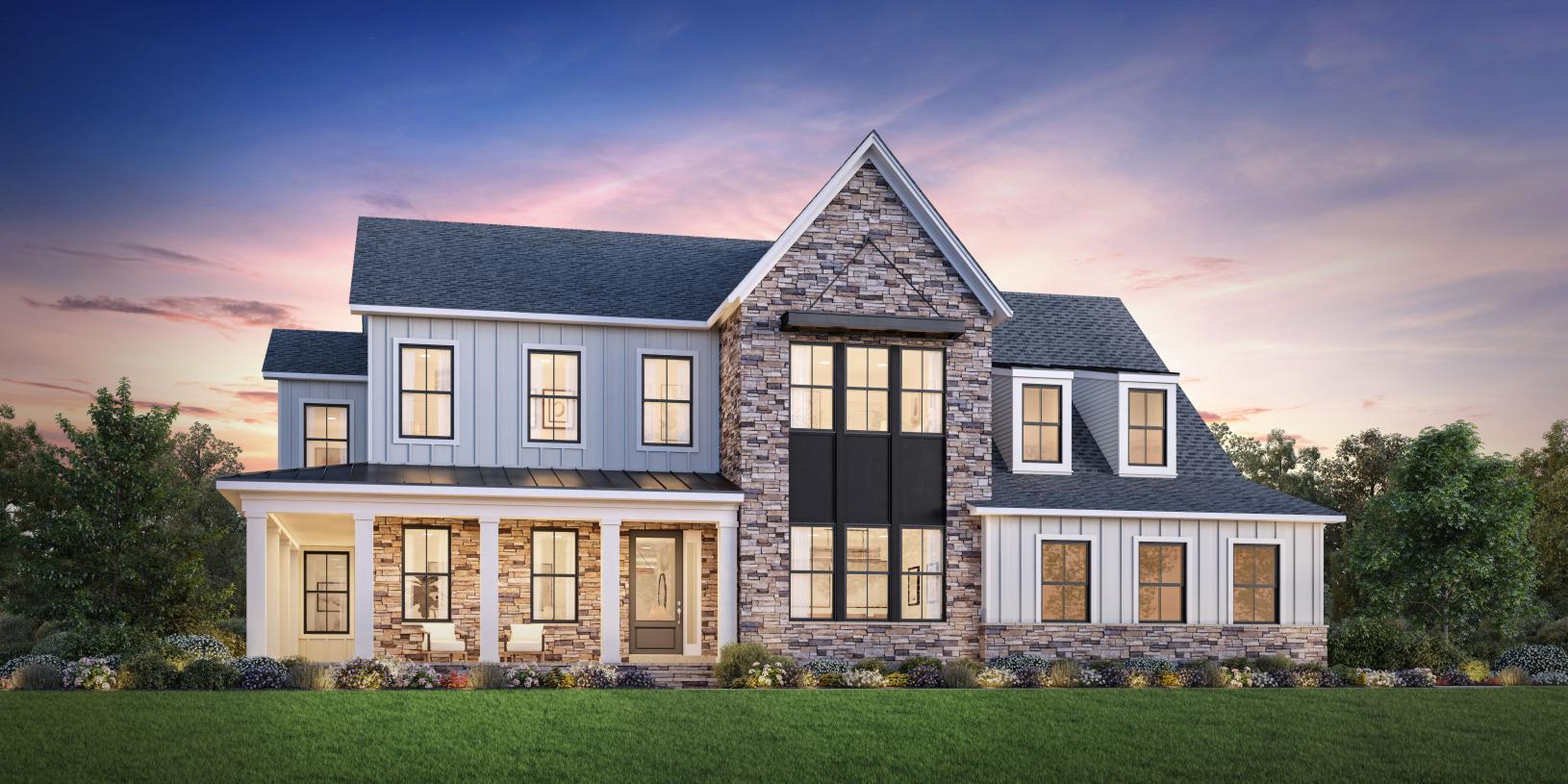 Elevation Image:Modern Farmhouse