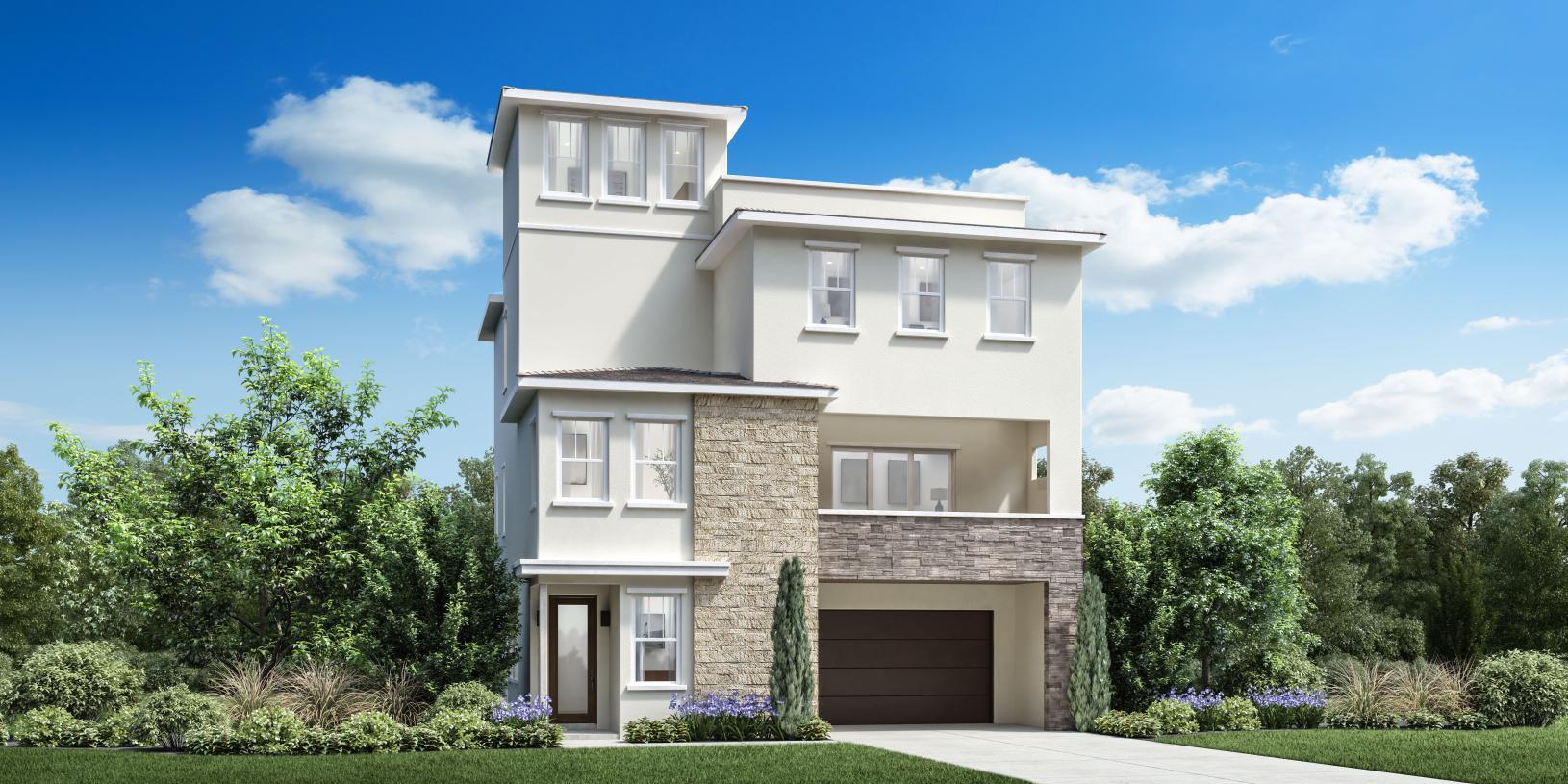 Elevation Image:Contemporary Craftsman