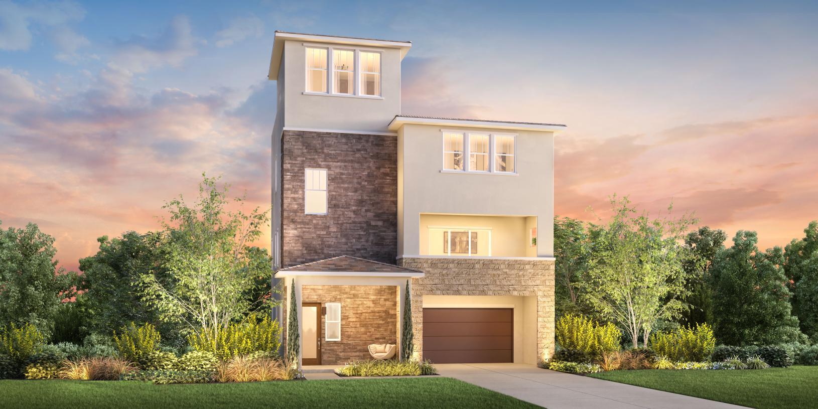 Elevation Image:Contemporary Craftsman