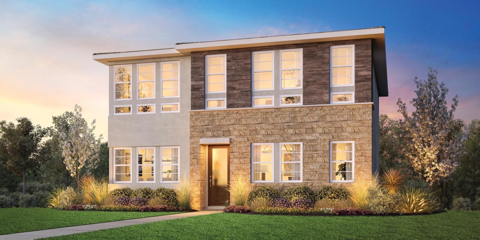 Elevation Image:Contemporary Craftsman