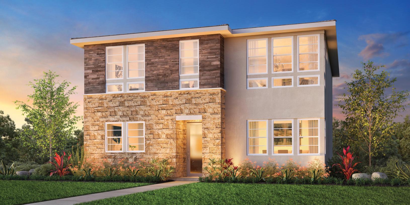 Elevation Image:Contemporary Craftsman