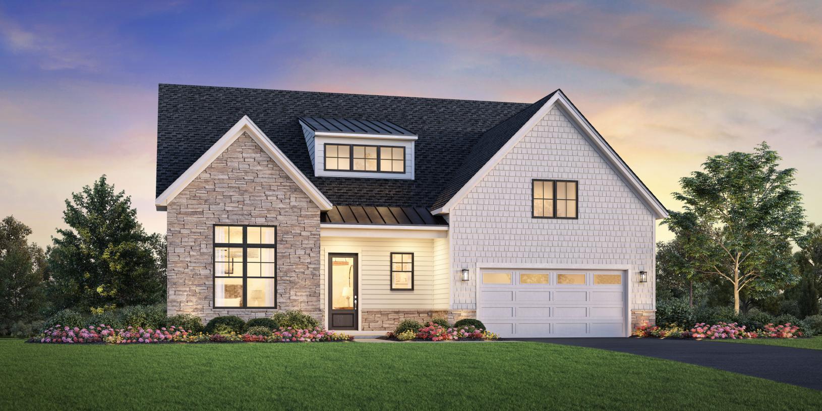 Elevation Image:Modern Craftsman