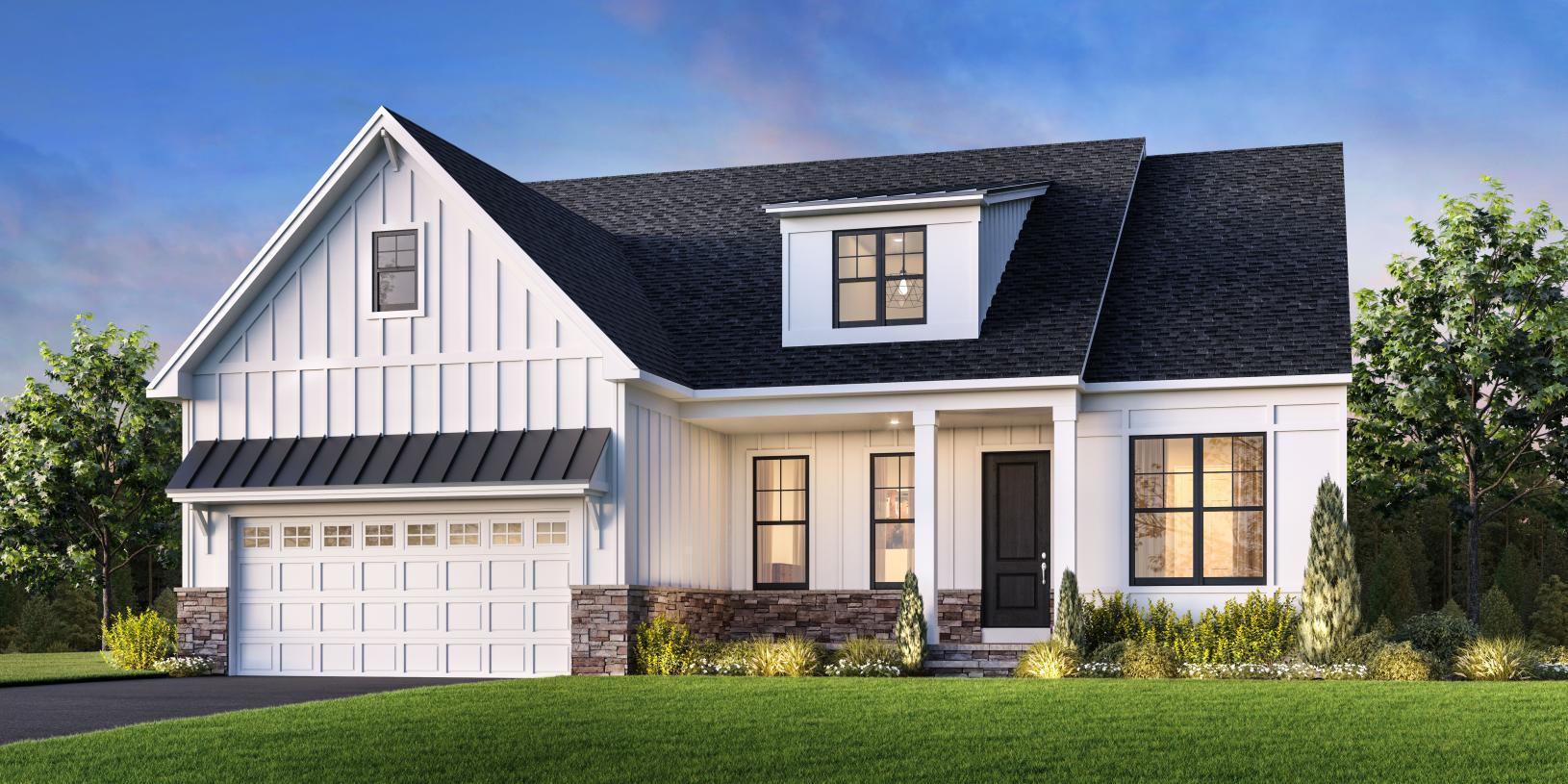 Elevation Image:Modern Craftsman