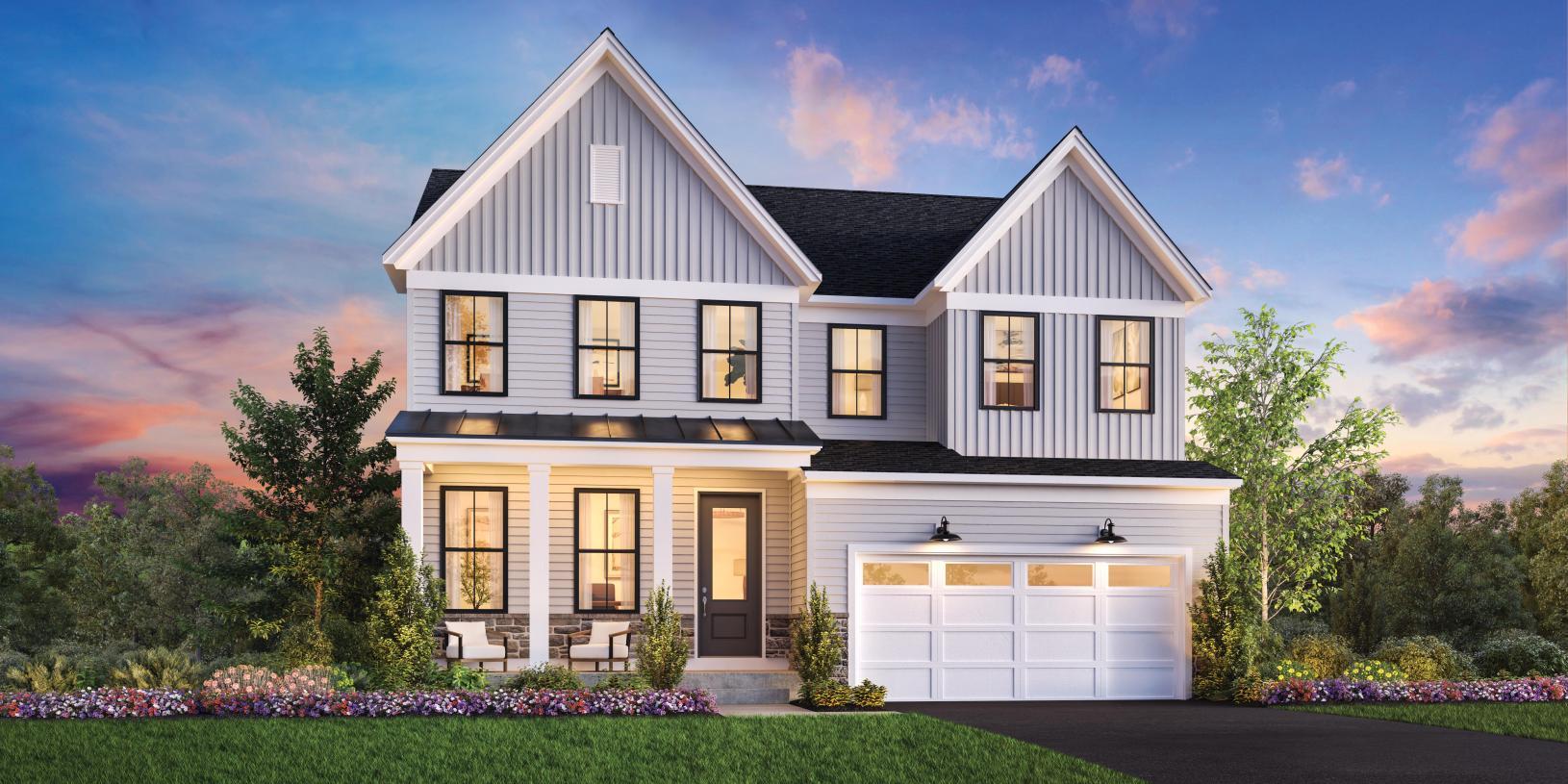 Elevation Image:modern farmhouse