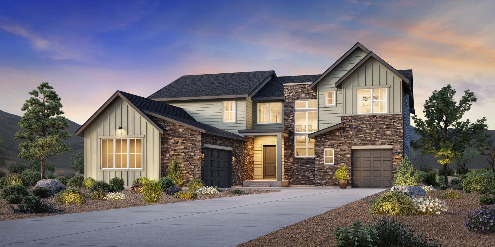 Elevation Image:Modern Farmhouse