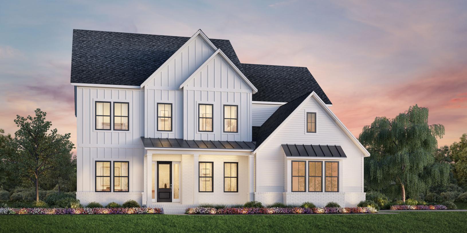 Elevation Image:Modern Farmhouse