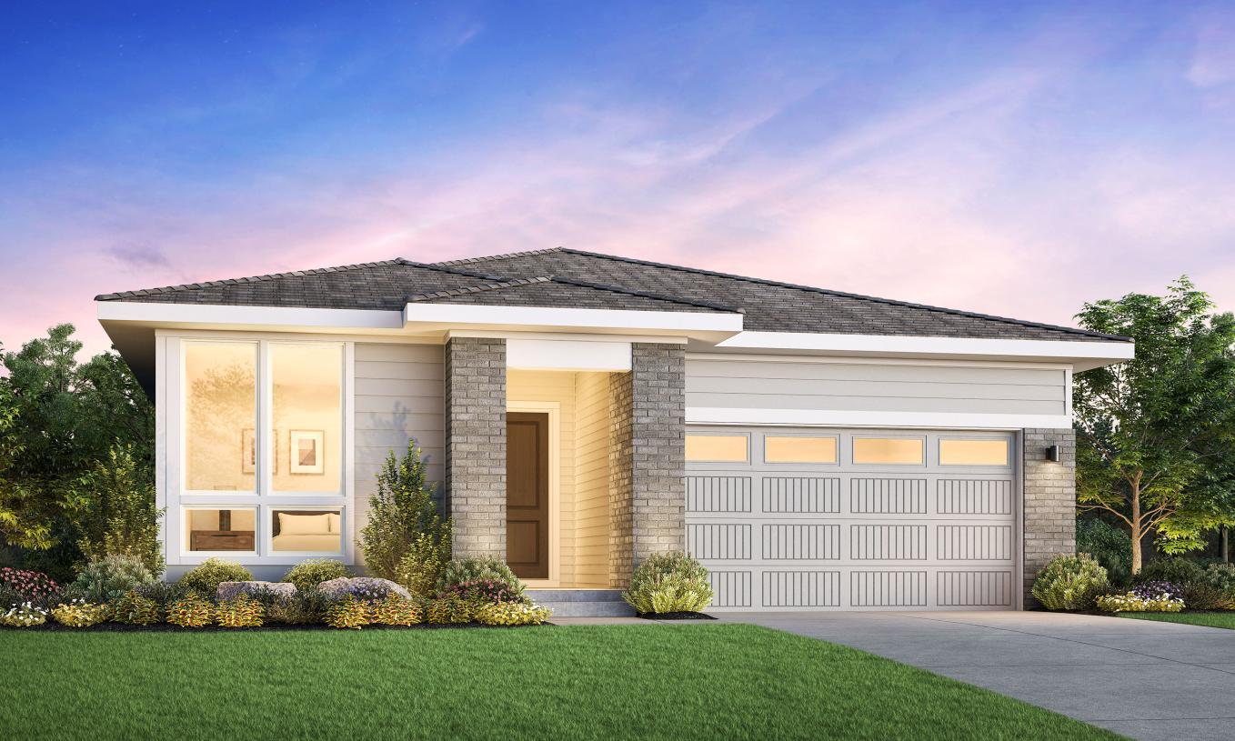 Elevation Image:Modern Ranch