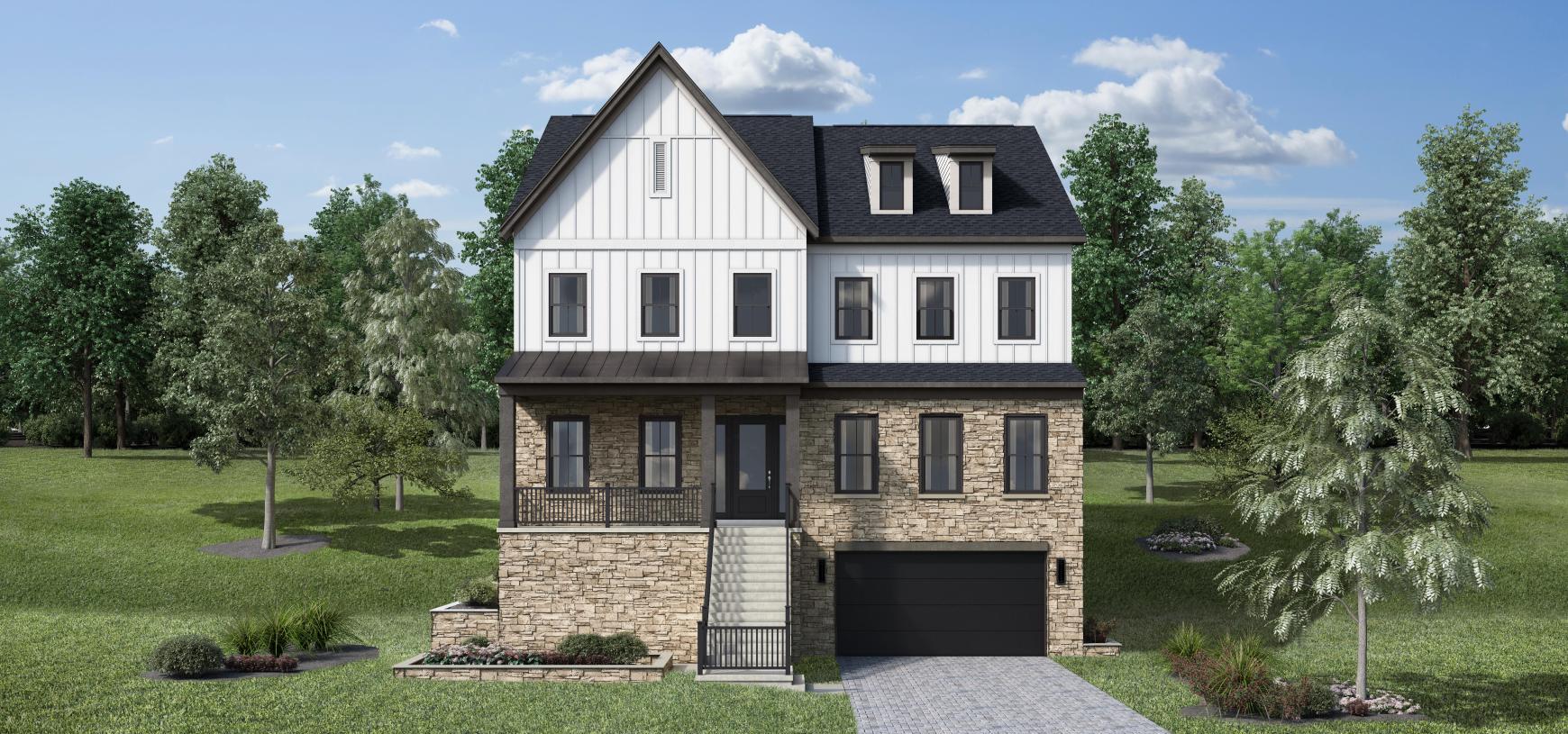 Elevation Image:Modern Farmhouse