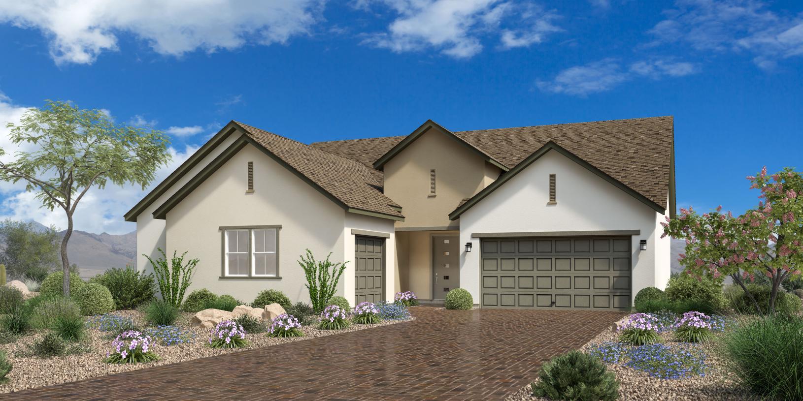Elevation Image:Modern Ranch