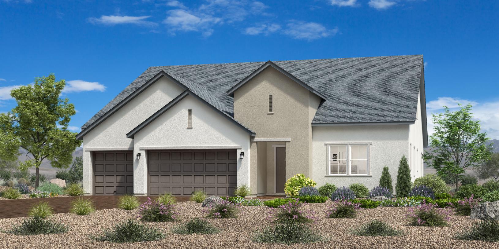 Elevation Image:Modern Ranch