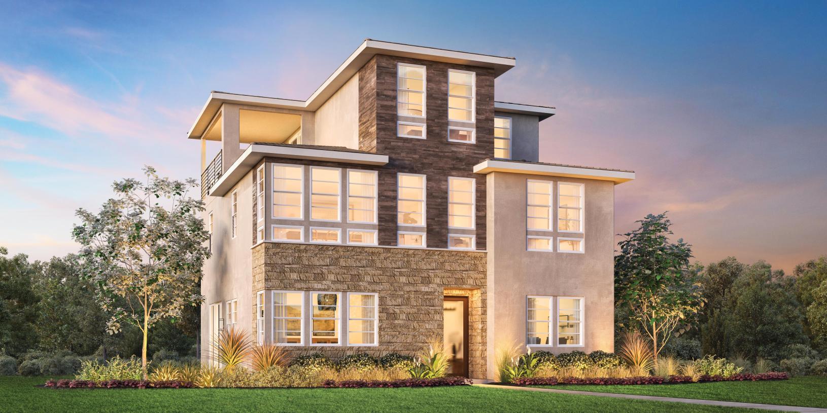 Elevation Image:Contemporary Craftsman