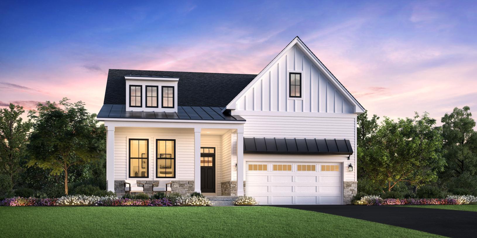 Elevation Image:Modern Farmhouse