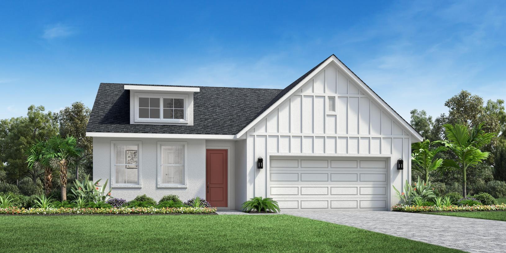 Elevation Image:Modern Farmhouse