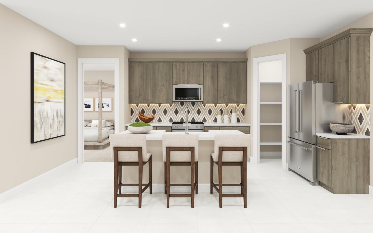 Elevation Image:Gourmet kitchen with ample storage space
