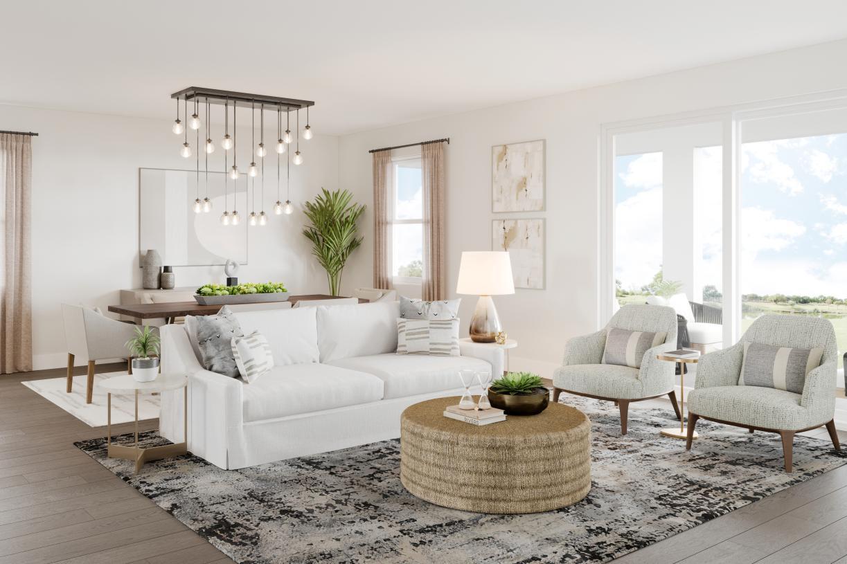 Elevation Image:Inviting great room, perfect for entertaining
