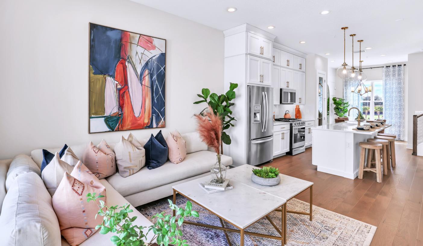 Elevation Image:Open-concept great room