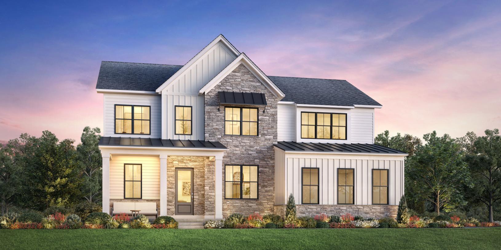 Elevation Image:Modern Farmhouse
