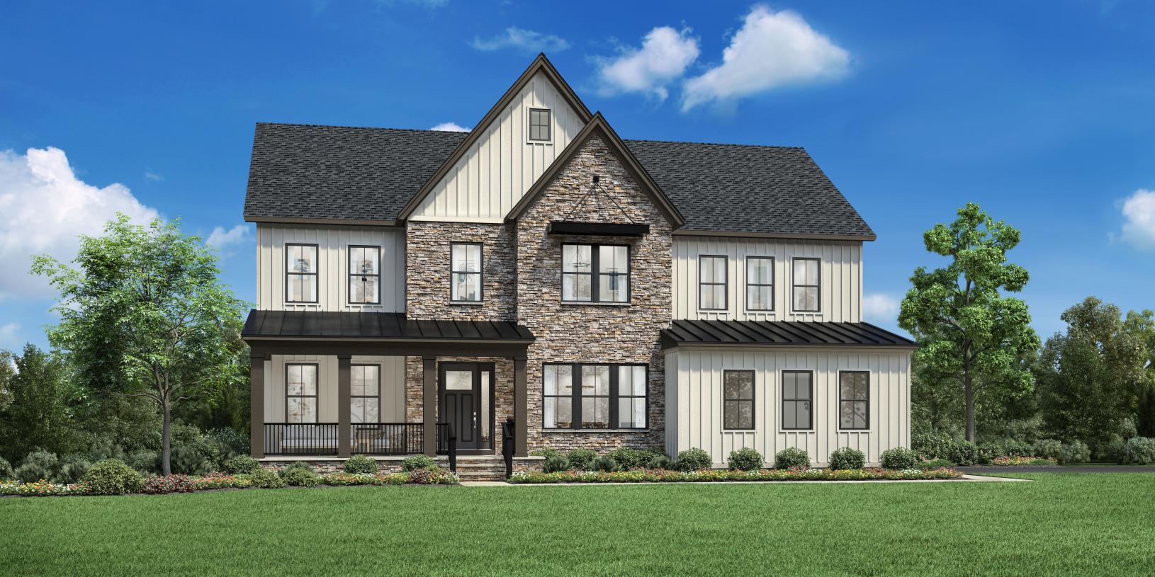 Elevation Image:Modern Farmhouse