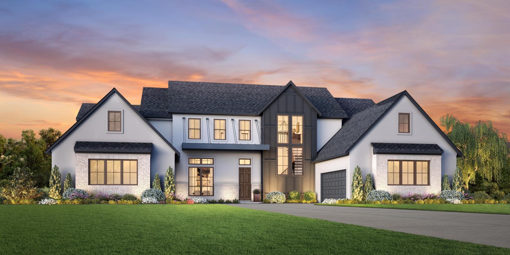 Elevation Image:Modern Farmhouse