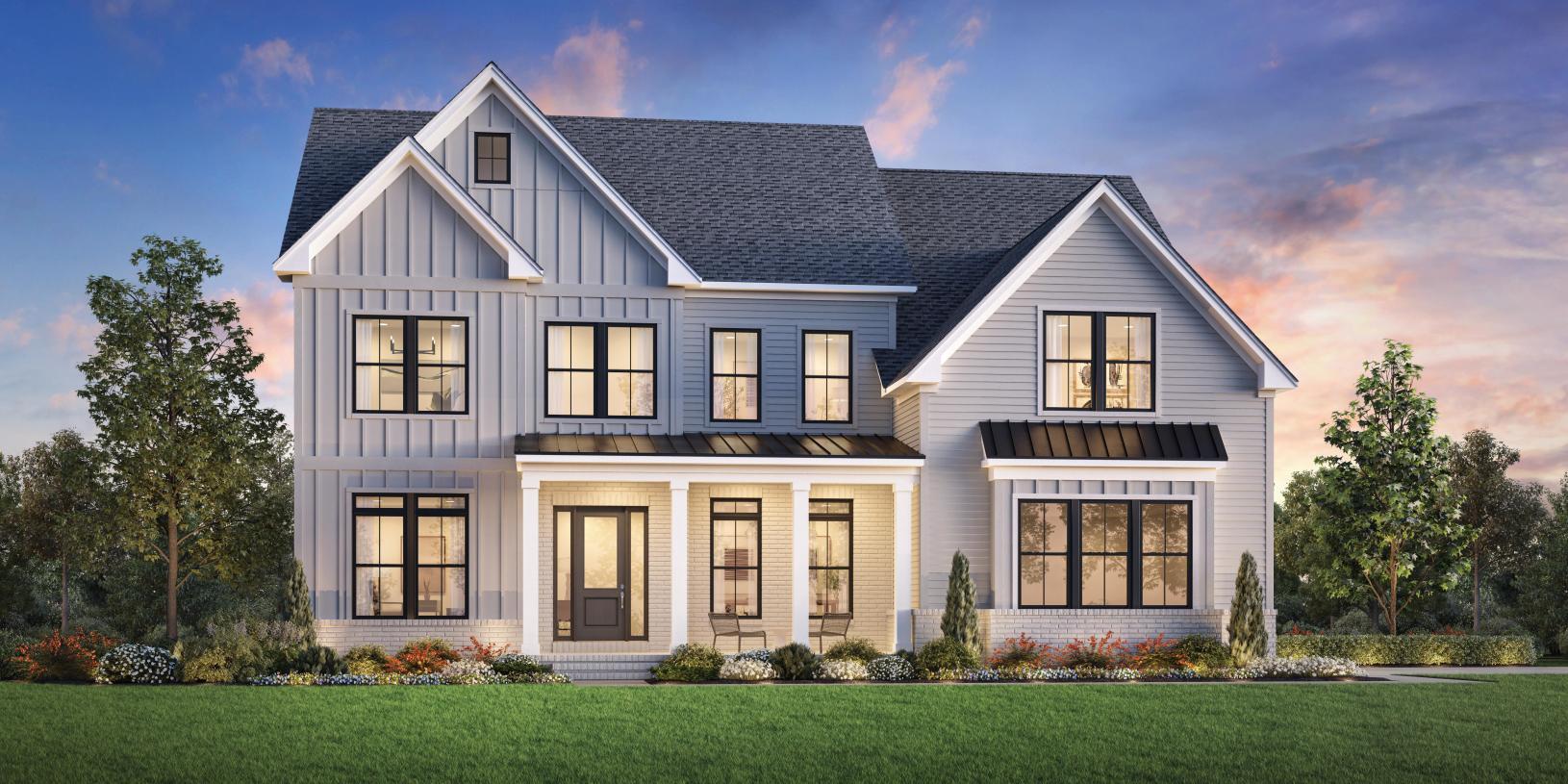 Elevation Image:Modern Farmhouse